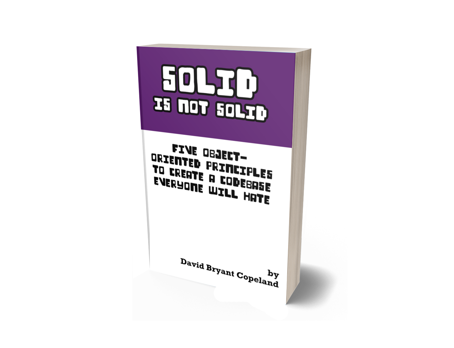 Rendering of the book 'SOLID is not Solid'